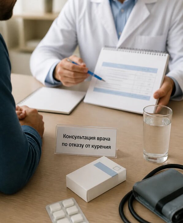 Консультация врача по отказу от курения для взрослых в Нижнекамске